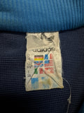 80s Adidas Sportjacke Glänzend Made In Hungaria Blau D56 XL-XXL