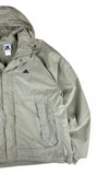 Vintage Adidas Jacke Late 90s Grau Grün L-XL