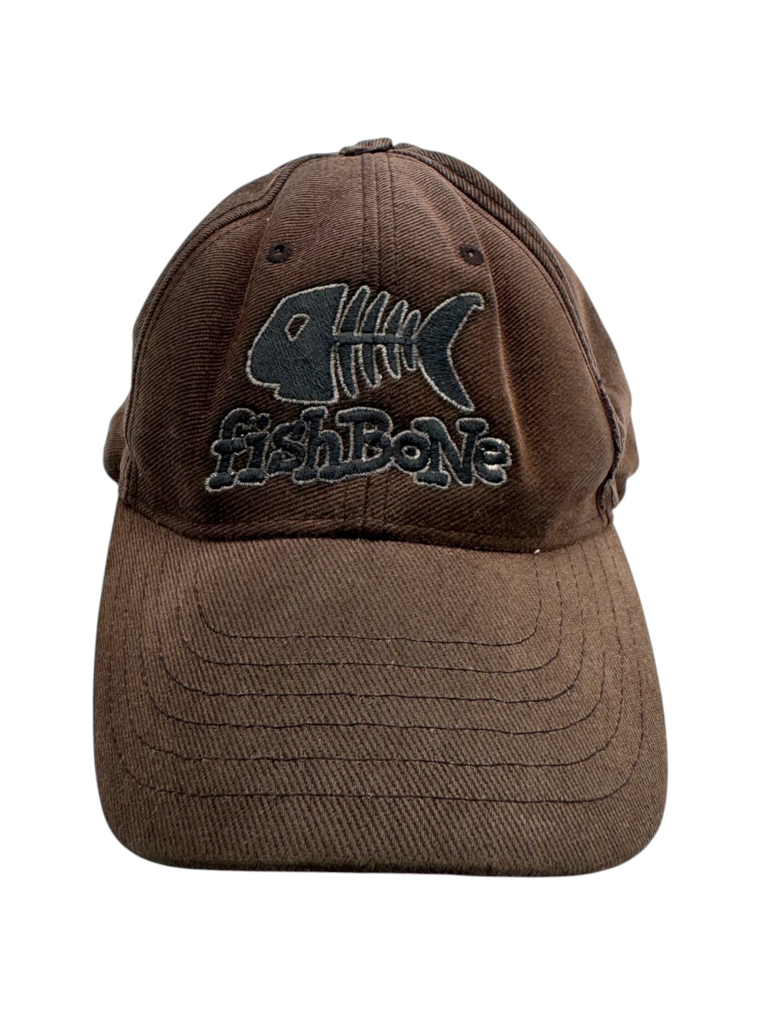 90s Fishbone Cap Snapback Braun