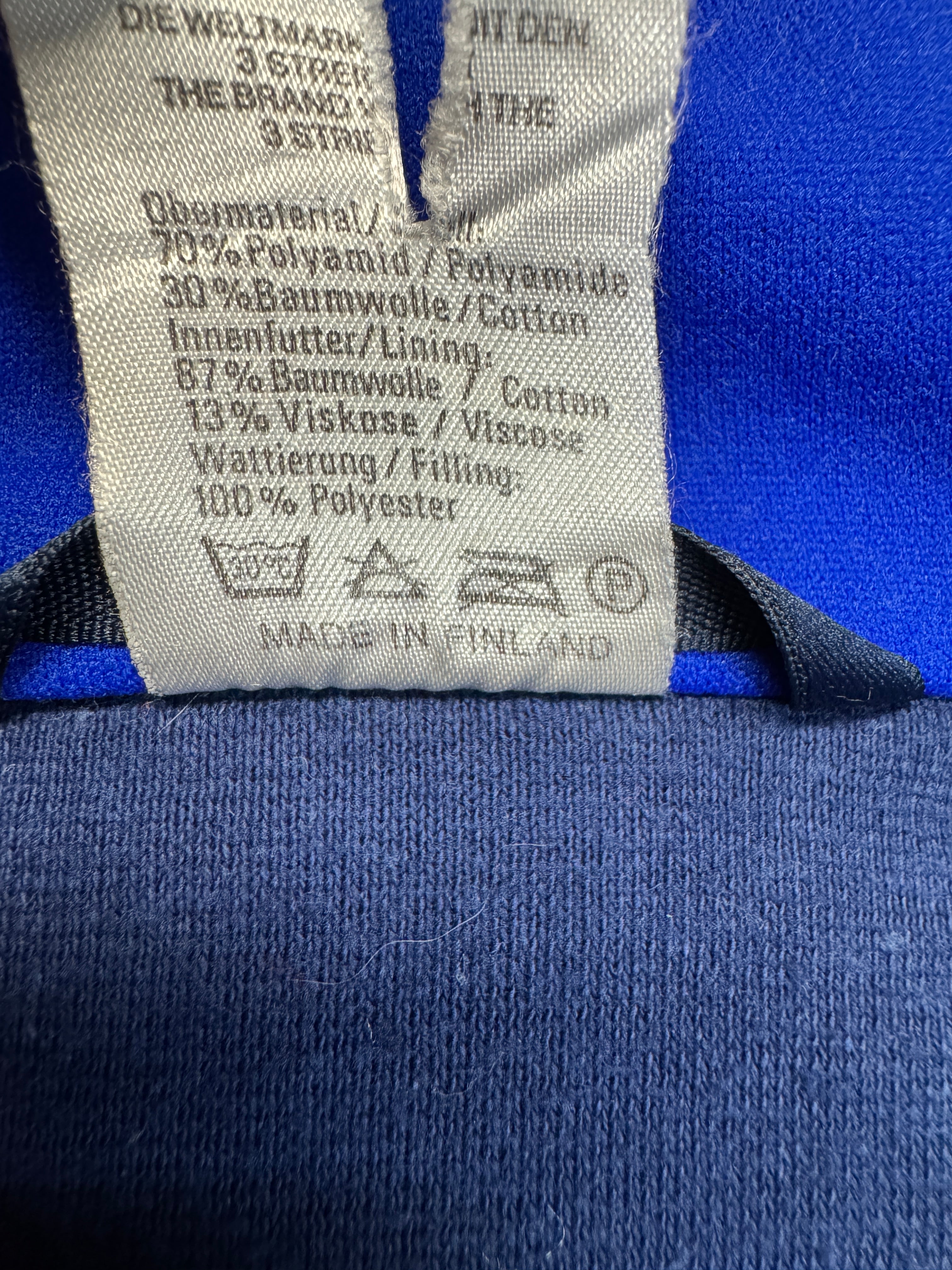 80s Adidas Sportjacke Made In Finland Blau 50 M