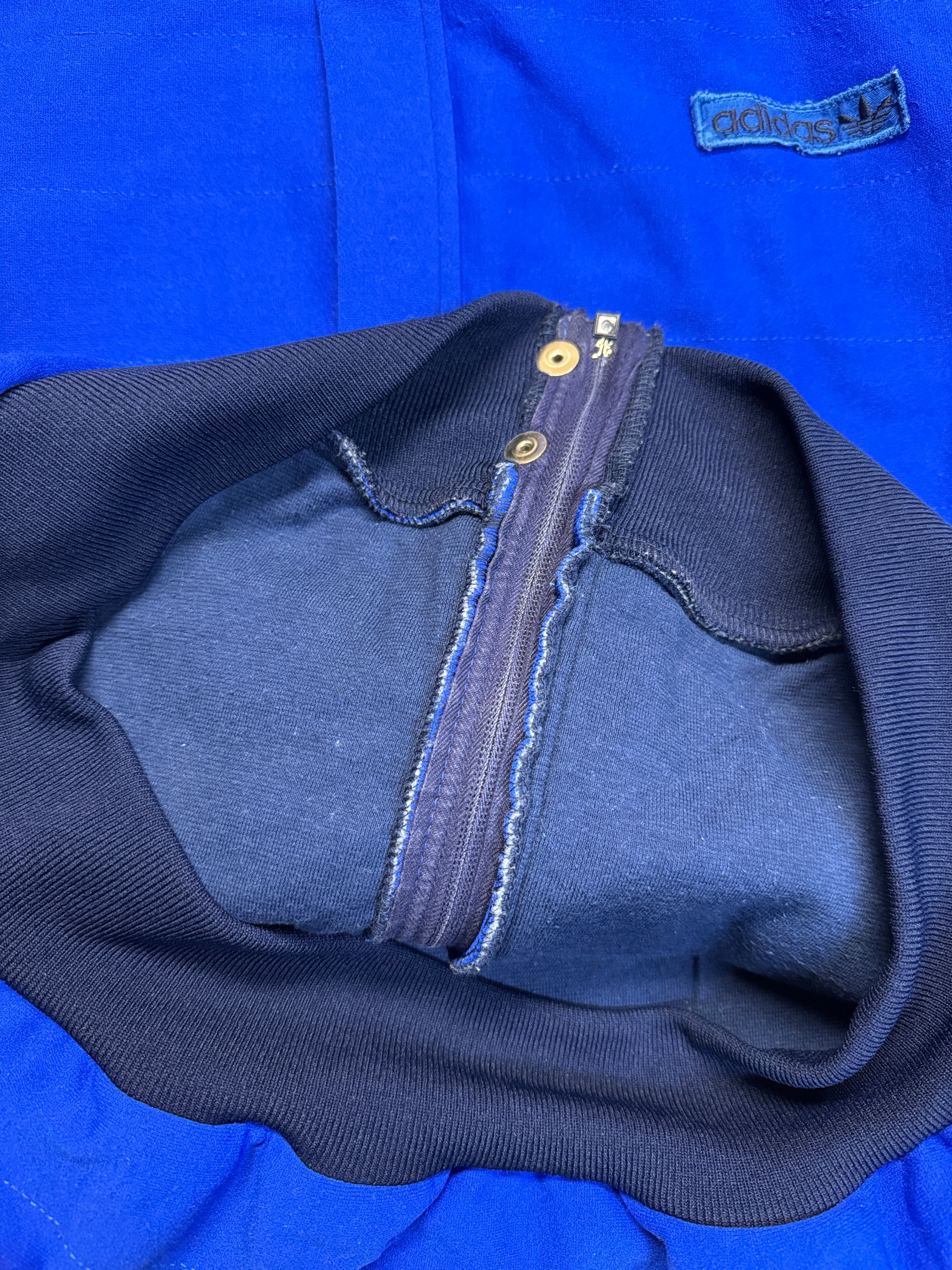 80s Adidas Sportjacke Made In Finland Blau 50 M