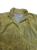 80s Adidas Damen Jacke Nylon & Frottee Made In West Germany Gelb 36 S
