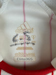 Adidas Trikot HSV 2007/08 Fly Emirates Gestreift Weiß Rot S