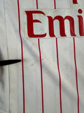 Adidas Trikot HSV 2007/08 Fly Emirates Gestreift Weiß Rot S