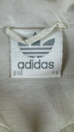 Vintage Adidas Sportjacke 90s Nylon Crest Logo Weiß 50 M