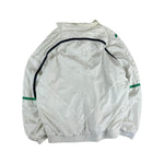 Vintage Adidas Sportjacke 90s Nylon Crest Logo Weiß 50 M