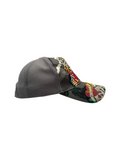 00s Ed Hardy Trucker Mesh-Cap Rhinestone Grau Bunt 58 cm