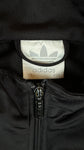Vintage Adidas Sportjacke 90s Firebird Schwarz Grün D5 M
