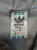 80s Adidas Sportjacke Nylon "Lindenmoor" Grau Blau D8 XL