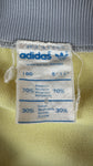 Vintage Adidas Sportjacke 80s Made In Korea Grau Gelb M-L
