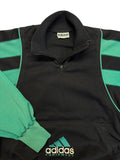 90s Adidas Equipment Sportjacke "SV Calberlah" Schwarz Grün D9 XL