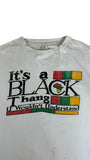 Vintage Shirt 90s „It’s a Black Thang – U Wouldn’t Understand“ Single Stitch Weiß L