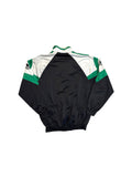 90s Adidas Sportjacke "Sitor" Schwarz Grün L-XL