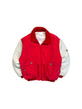 70s Adidas Winterjacke Made In Hong Kong Rot Weiß M-L