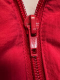 70s Adidas Winterjacke Made In Hong Kong Rot Weiß M-L