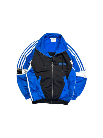 90s Adidas Sportjacke "Training" Blau Schwarz D5 M