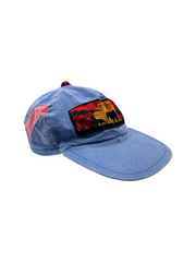 90s Disney Cap Lion King Elastic Back Blau Rot