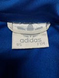 90s Adidas Sportjacke "Training" Blau Schwarz D5 M