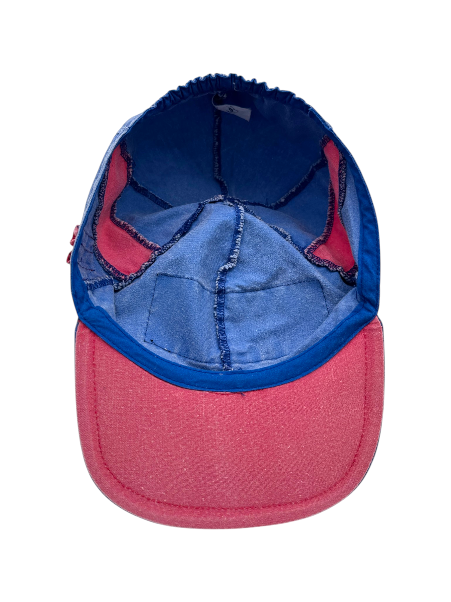 90s Disney Cap Lion King Elastic Back Blau Rot