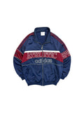 90s Adidas Sportjacke "Athletic" Blau Rot D9 XL-XXL