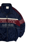 90s Adidas Sportjacke "Athletic" Blau Rot D9 XL-XXL