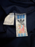 90s Adidas Sportjacke "Athletic" Blau Rot D9 XL-XXL