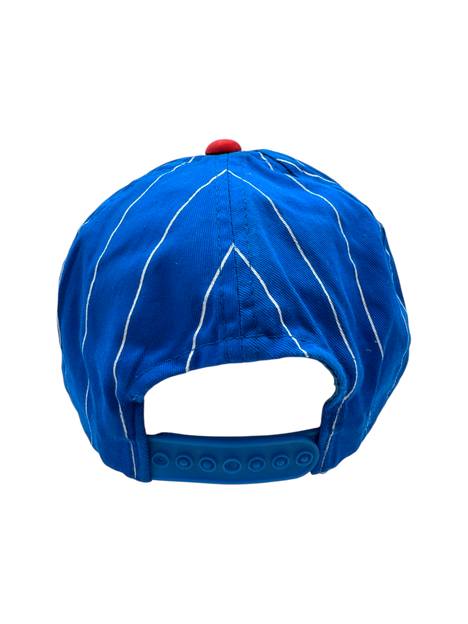90s Tourist Cap Washington Gestreift Blau Rot 58 cm