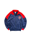 80s Adidas Sportjacke Dunkelblau Rot 52 L