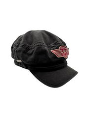 Stetson Military Cap Peabody Cotton Schwarz