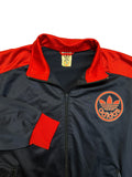 80s Adidas Sportjacke Dunkelblau Rot 52 L