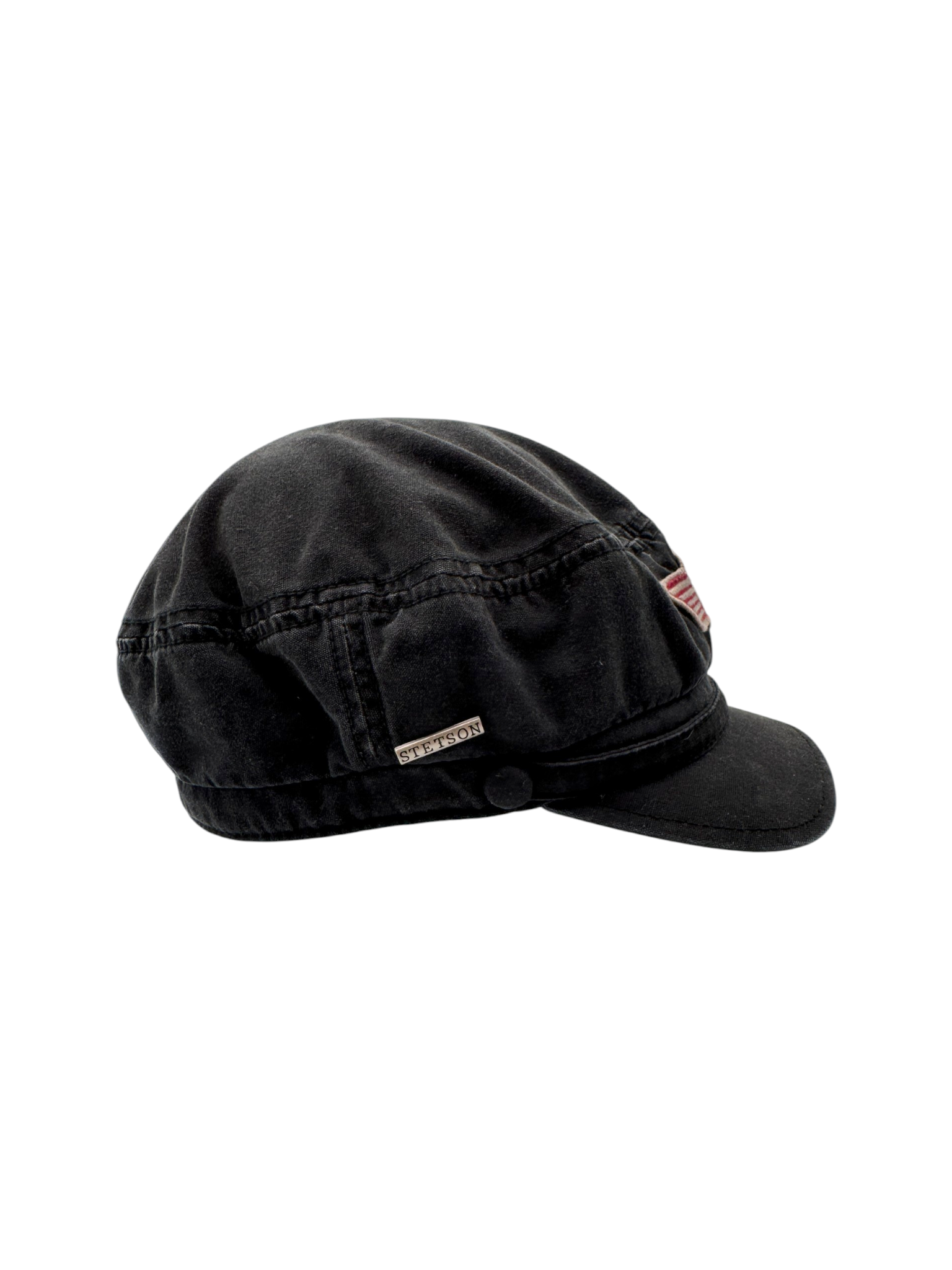 Stetson Military Cap Peabody Cotton Schwarz