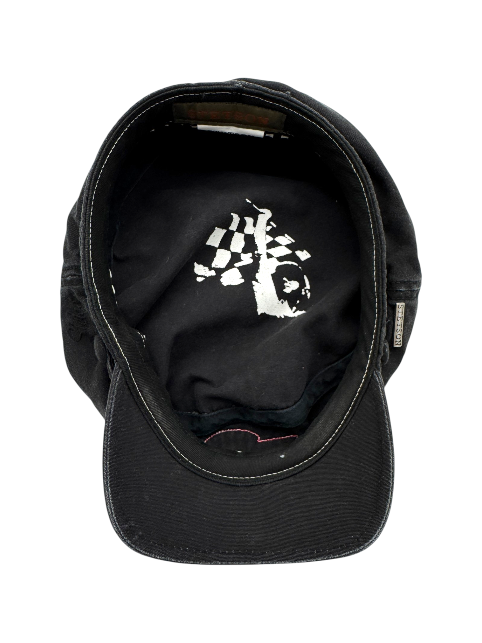 Stetson Military Cap Peabody Cotton Schwarz