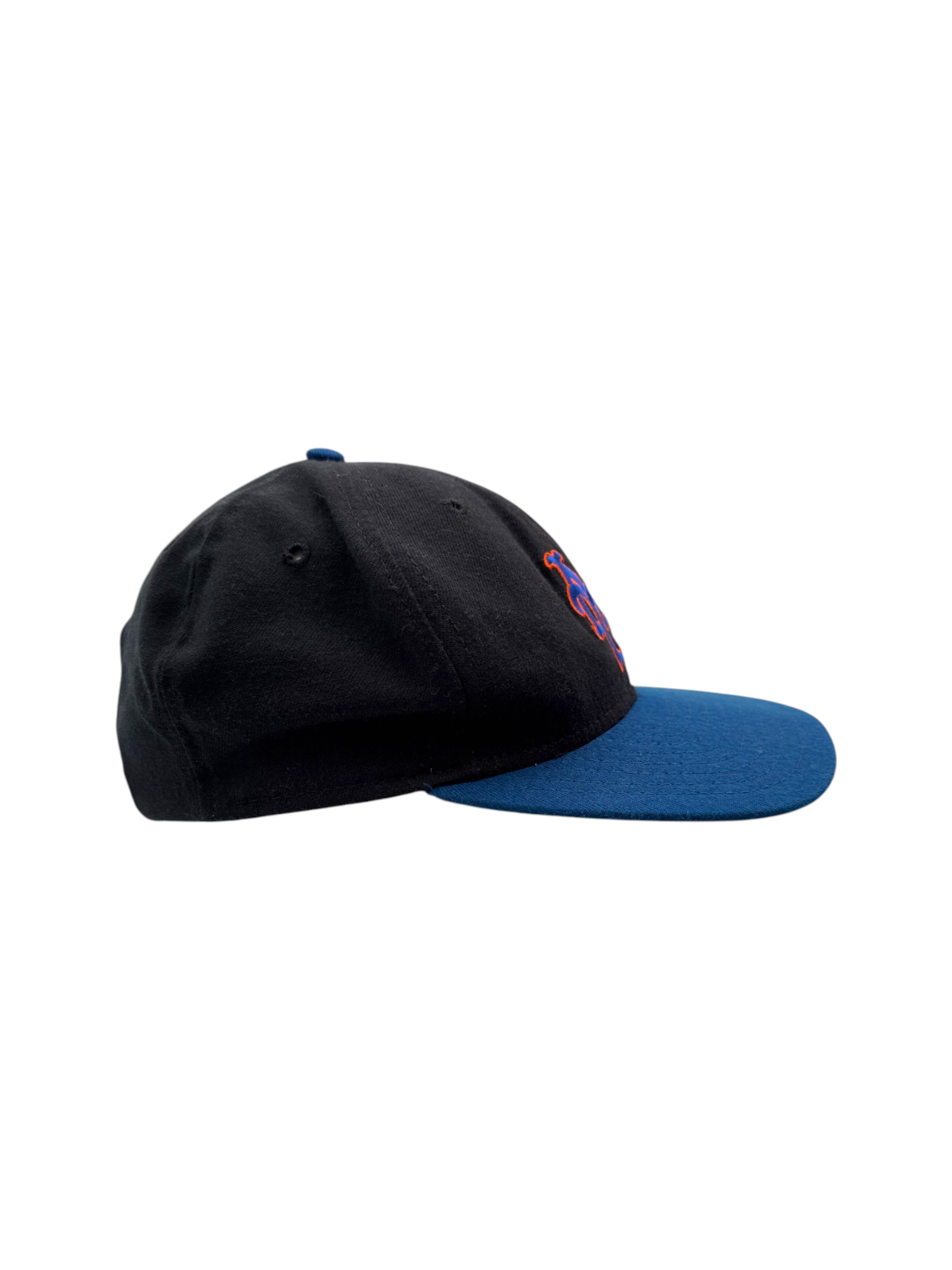 90s New Era MLB Cap New York Mets Snapback Made In USA Blau Schwarz