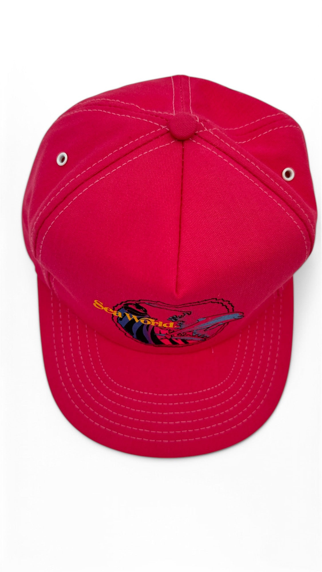 Vintage Sea World Cap 90s Made In USA Pink