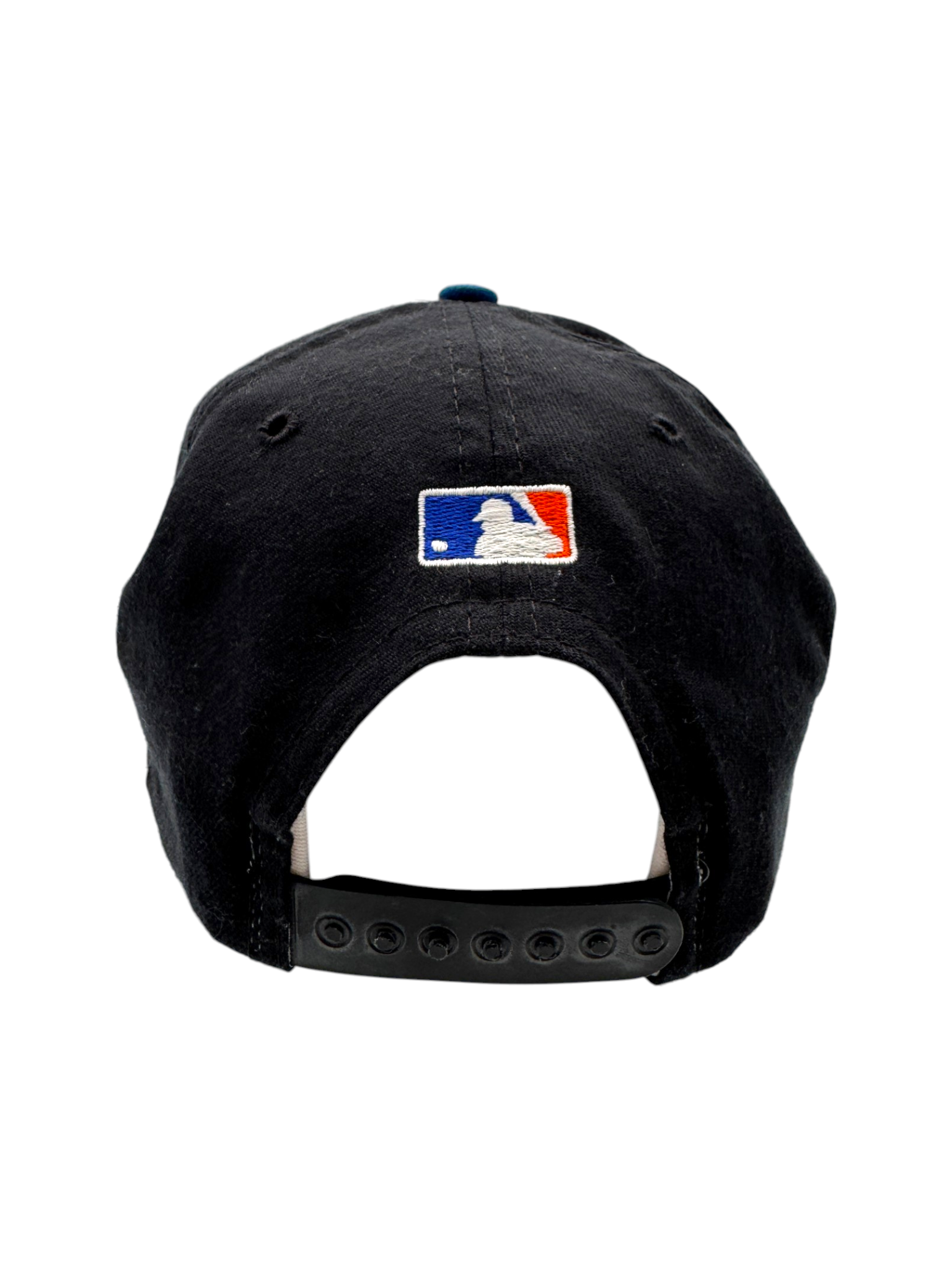 90s New Era MLB Cap New York Mets Snapback Made In USA Blau Schwarz