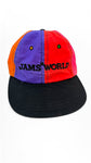 Vintage Jams World Cap 80s Surf Line Hawaii Colorblock Bunt One Size