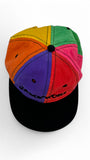 Vintage Jams World Cap 80s Surf Line Hawaii Colorblock Bunt One Size