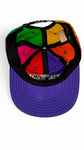 Vintage Jams World Cap 80s Surf Line Hawaii Colorblock Bunt One Size