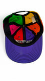 Vintage Jams World Cap 80s Surf Line Hawaii Colorblock Bunt One Size