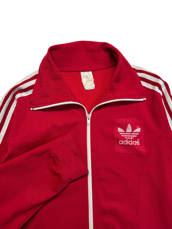 80s Adidas Sportjacke Made In Hong Kong Rot D6 M