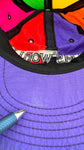 Vintage Jams World Cap 80s Surf Line Hawaii Colorblock Bunt One Size