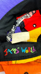Vintage Jams World Cap 80s Surf Line Hawaii Colorblock Bunt One Size