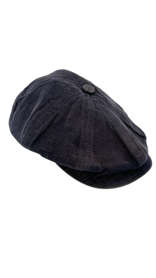 Stetson Schiebermütze Denim Look Dunkelblau