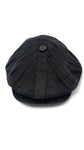 Stetson Schiebermütze Denim Look Dunkelblau