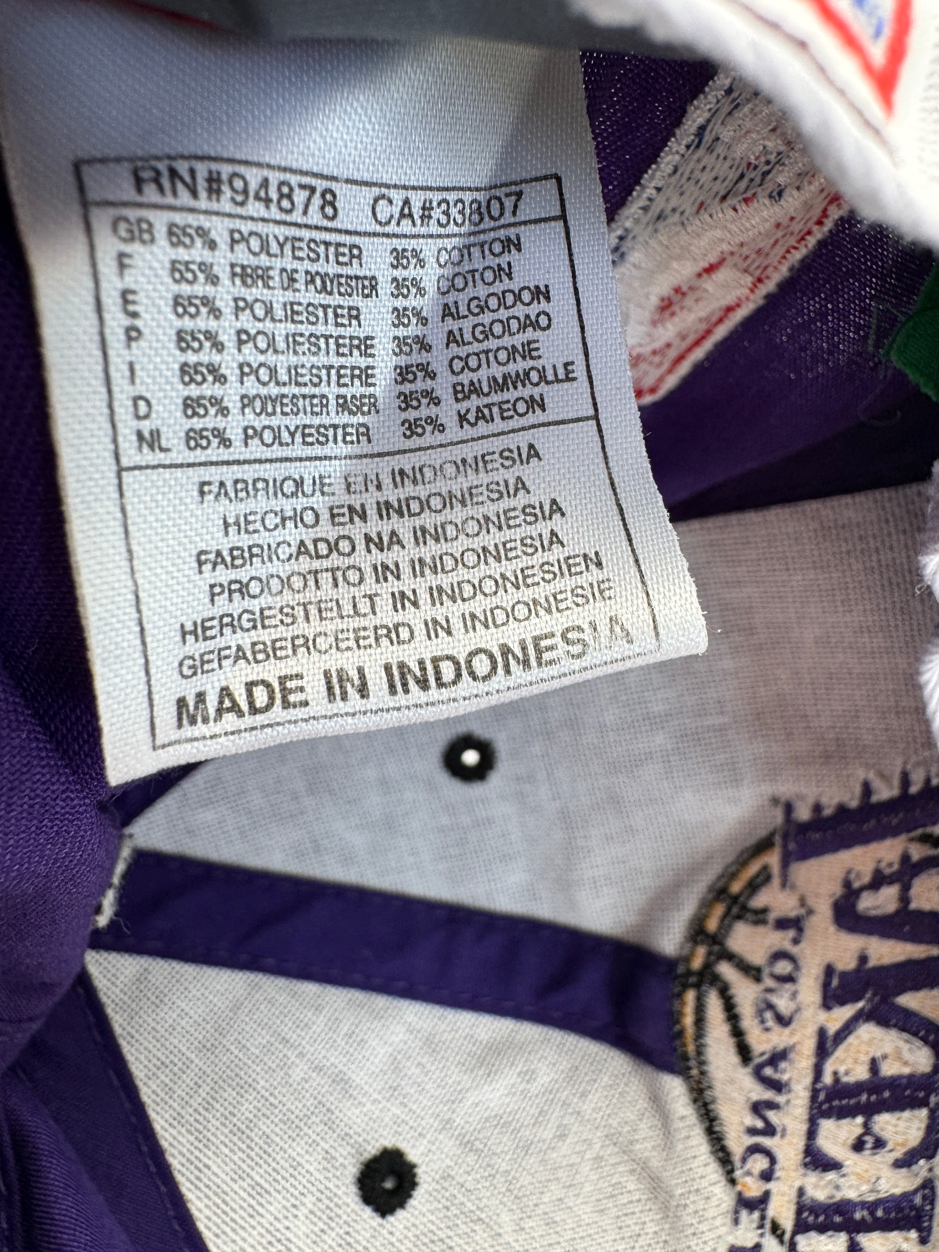 90s Sport Specialties NBA Cap LA Lakers Snapback Lila
