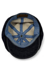 Stetson Schiebermütze Denim Look Dunkelblau
