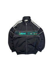 90s Adidas Sportjacke Olympique Marseille (92/93) Template Schwarz D4 S