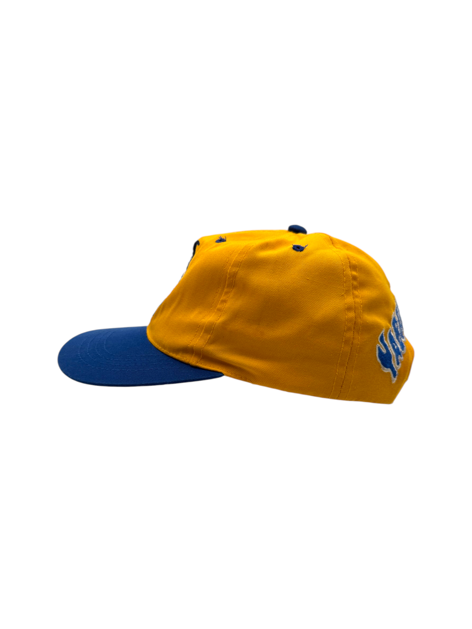 90s American Needle Cap Fred Flinstone Gelb Blau