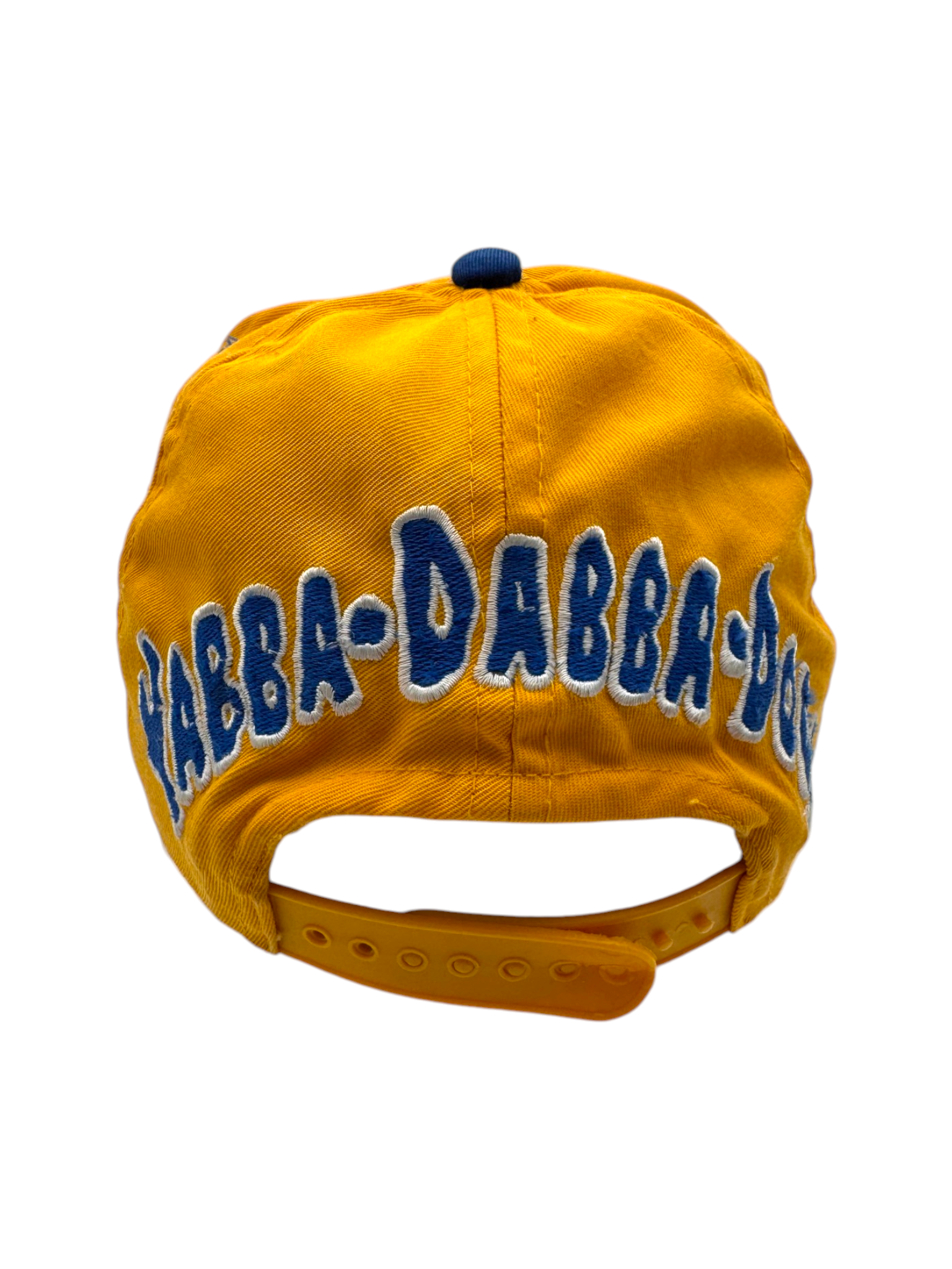 90s American Needle Cap Fred Flinstone Gelb Blau