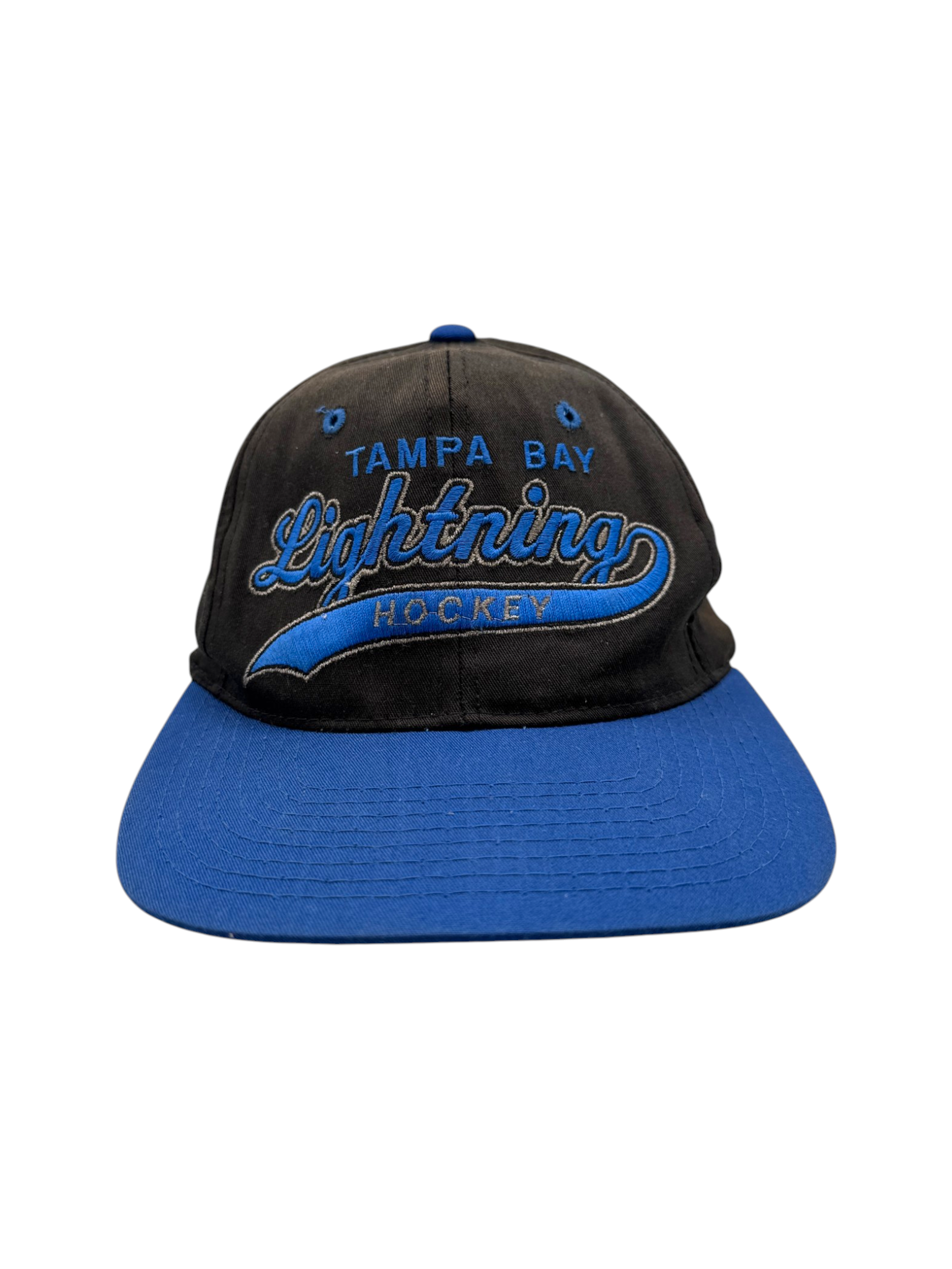 90s Starter NHL Cap Tampa Bay Lightning Made In Korea Schwarz Blau